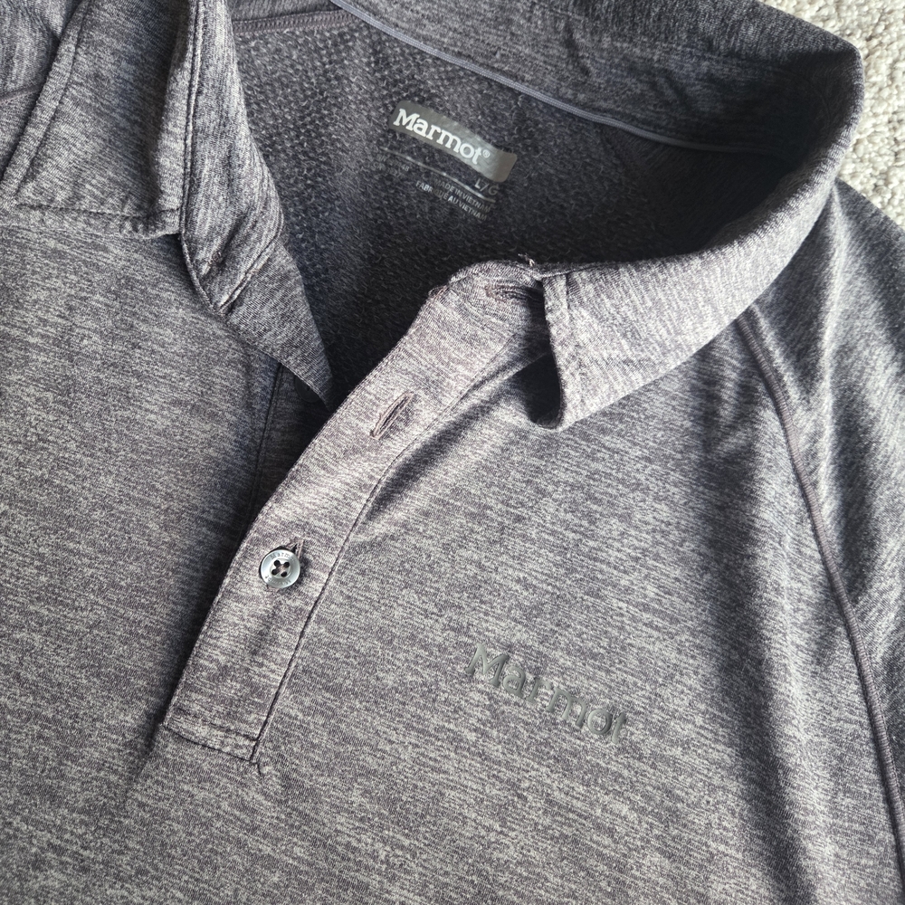 Men's Gray Marmot Shirt - Picture 2 of 6